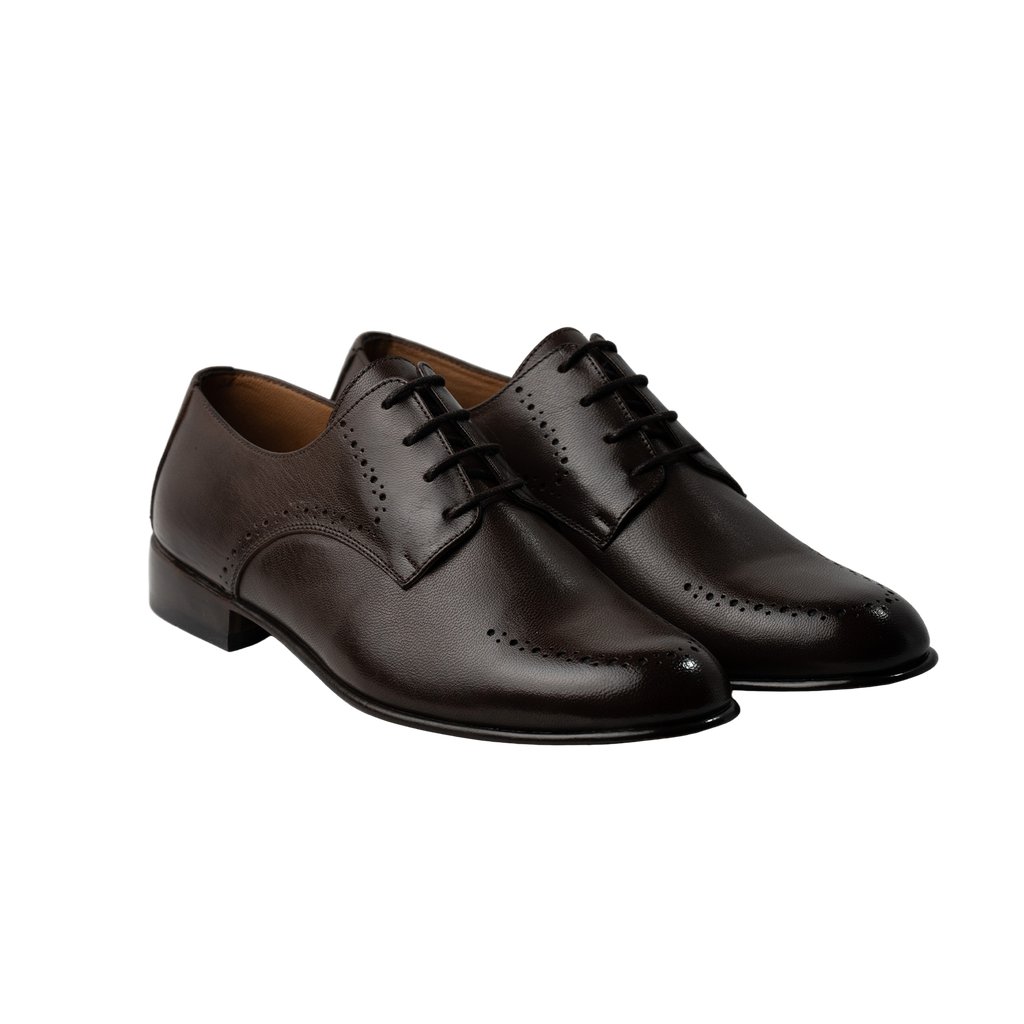 Plain Toe Derby (40, Brown)