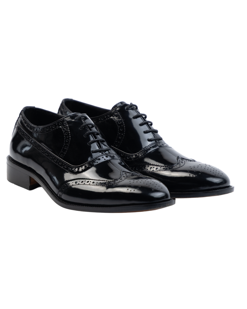 Patint Oxford - Wingtip Brogue (Brown, 40)