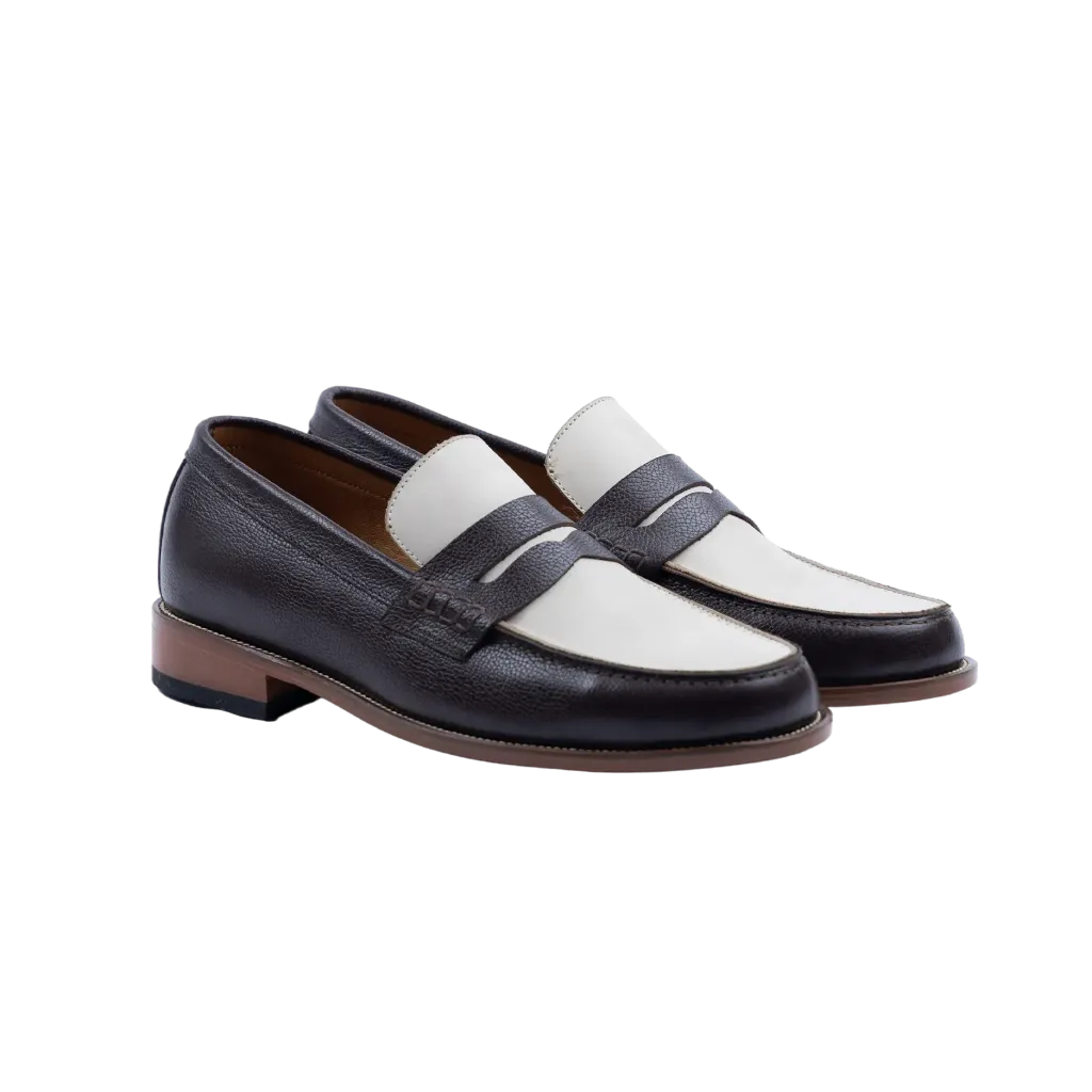 Spectator Penney Loafer (40, Brown)