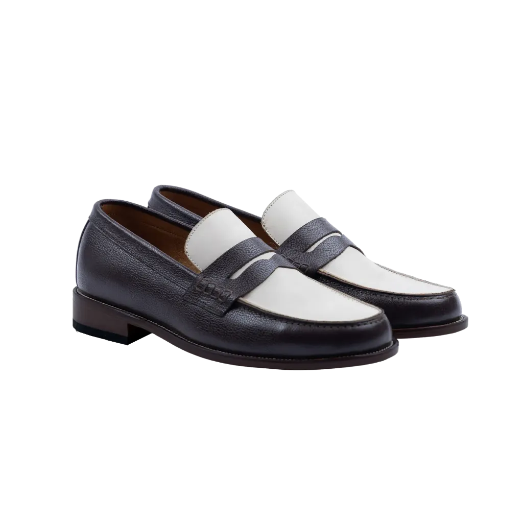 Spectator Penney Loafer (40, Brown)