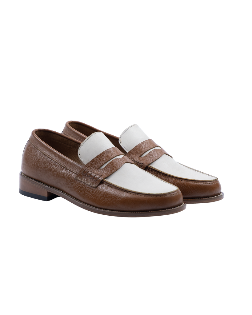 Spectator Penney Loafer (40, Brown)