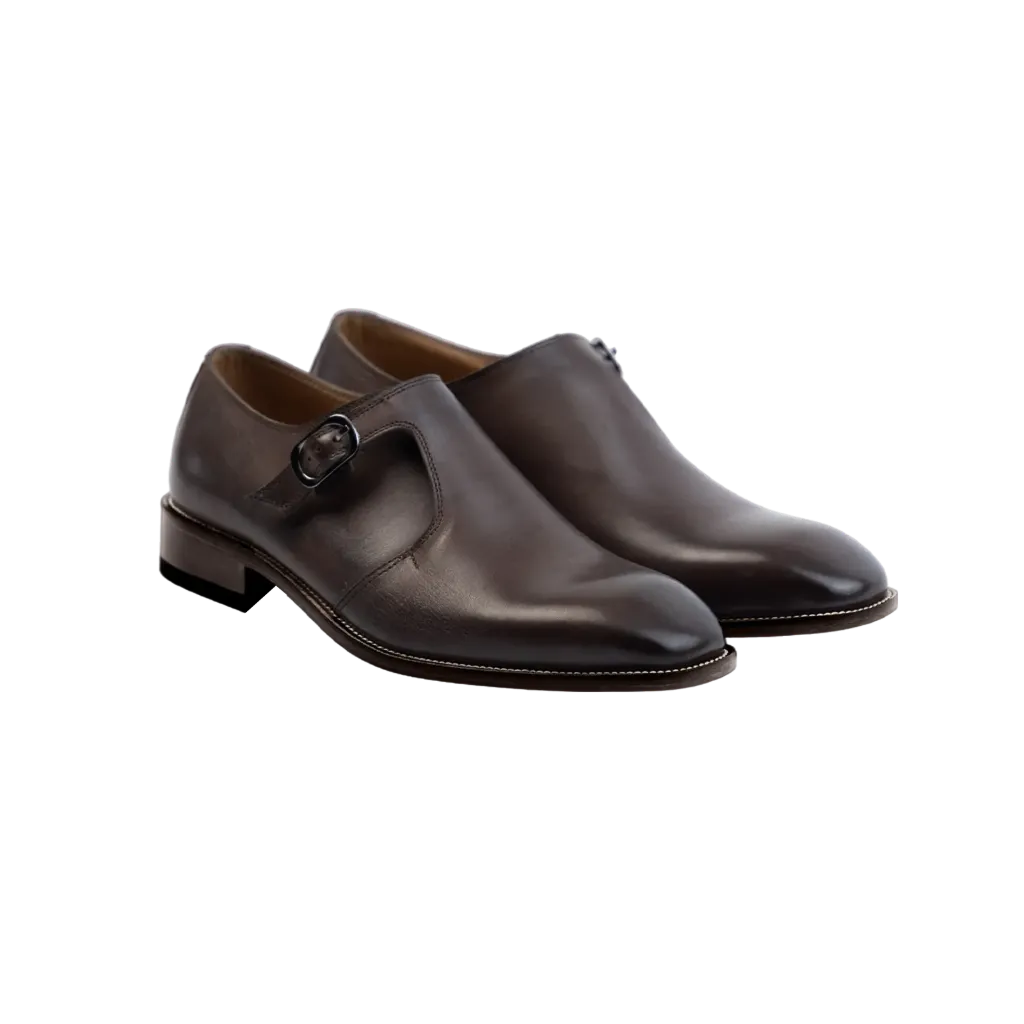 Single Monk Strap (Brown, 40)