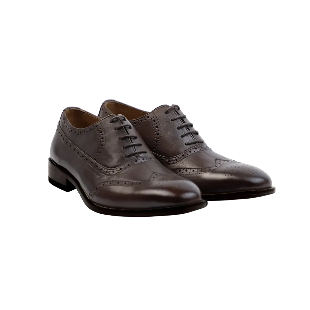 oxford wingtip brogue (Brown, 40)